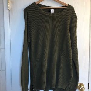 Army green size small H&M sweater